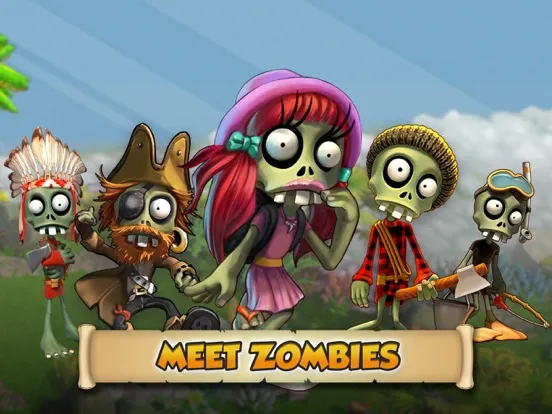 Скриншоты Zombie Castaways iPad 