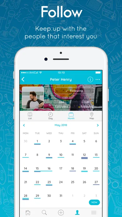 AmiCal - Social Calendar Screenshots