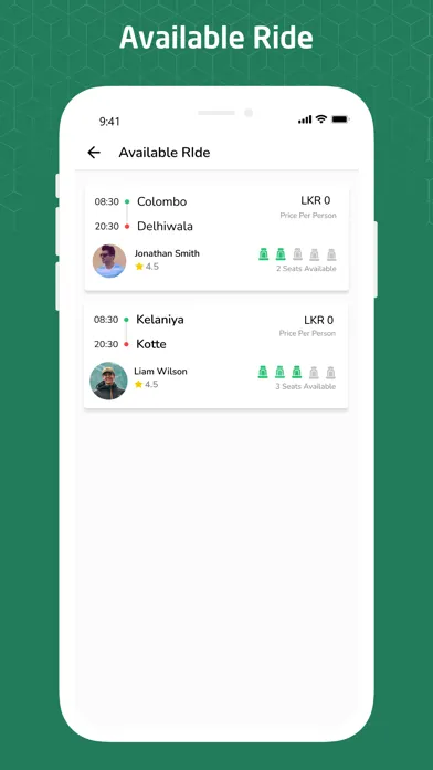 Aventage Carpool سکرین شاٹس