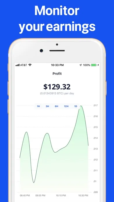 Captures d'écran de NiceHash Stats