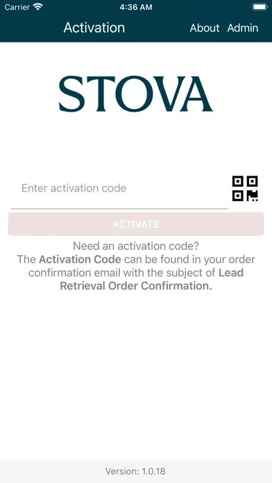 Stova Lead Capture Screenshots