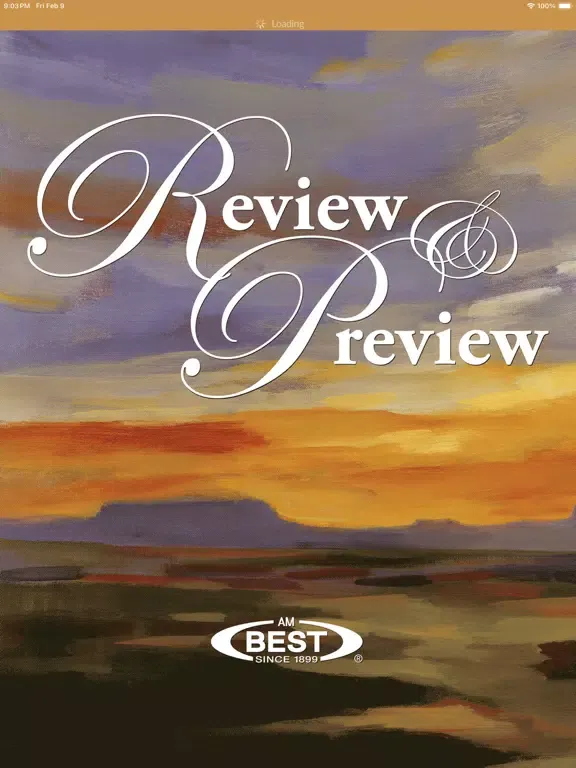Captures d'écran de AM Best’s Review & Preview iPad 