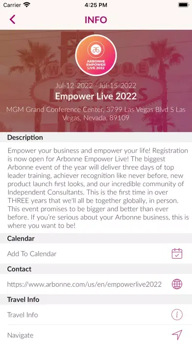 Arbonne Empower Live Ekran Görüntüleri