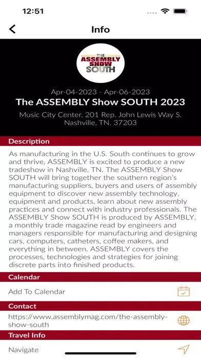 The ASSEMBLY Show South 2023应用截图