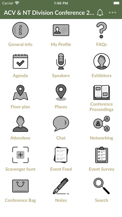 Ảnh chụp màn hình của AVA Events
