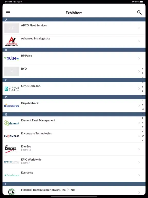 Capturas de pantalla de BevOps Fleet Summit iPad 