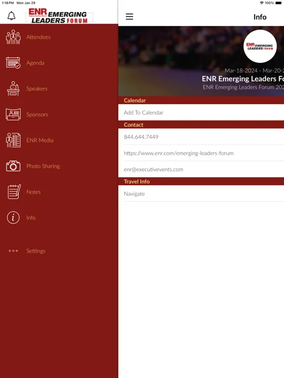 Engineering News-Record Events iPad  স্ক্রিনশট