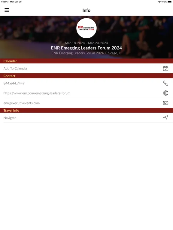 Engineering News-Record Events iPad  স্ক্রিনশট