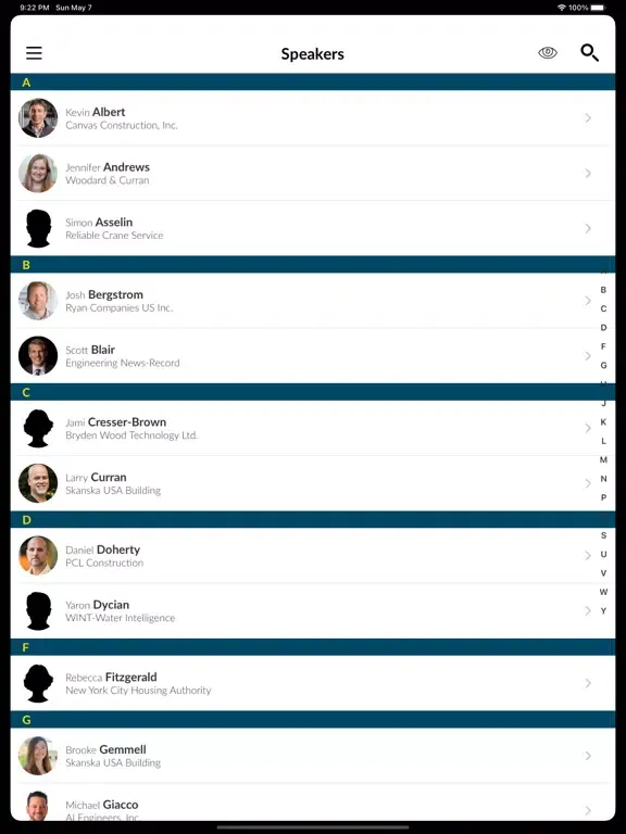 Captures d'écran de FutureTech Conference 2023 iPad