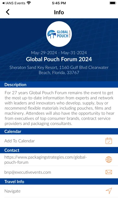 Capturas de pantalla de Global Pouch Forum 2024