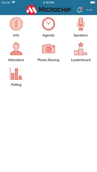 Microchip Events 스크린샷