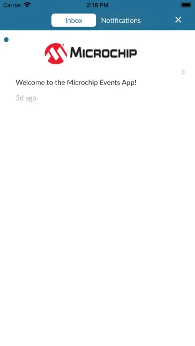 Microchip Events 스크린샷