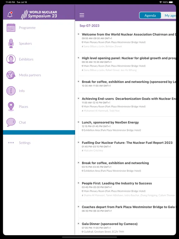 Скриншоты World Nuclear Symposium 23 iPad 
