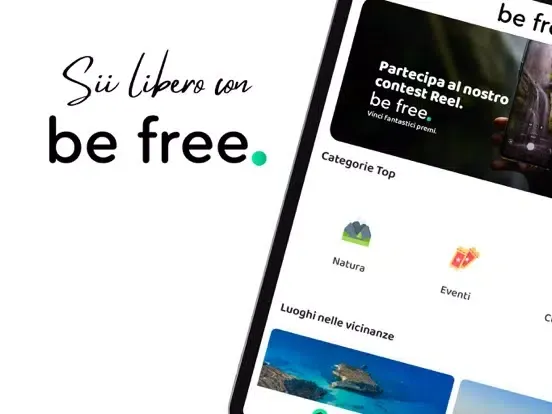 befree: Scopri l'Italia iPad 應用截圖