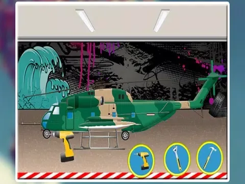 Capturas de pantalla de Build Helicopter – Crazy garage game for little mechanic iPad 