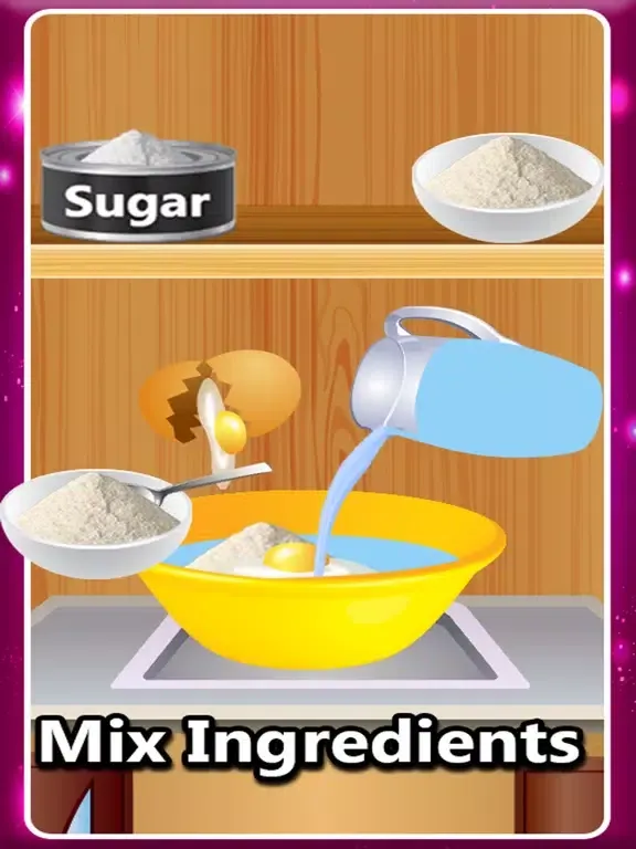 Capturas de tela do Yummy Donut Maker Kids Game: Bakery Shop iPad 