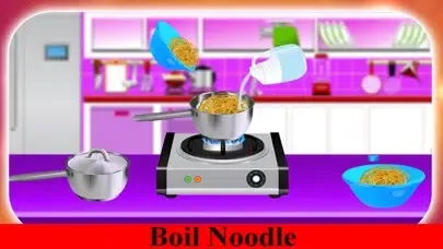 Hot Noodle Maker Food Court: Cooking Game应用截图