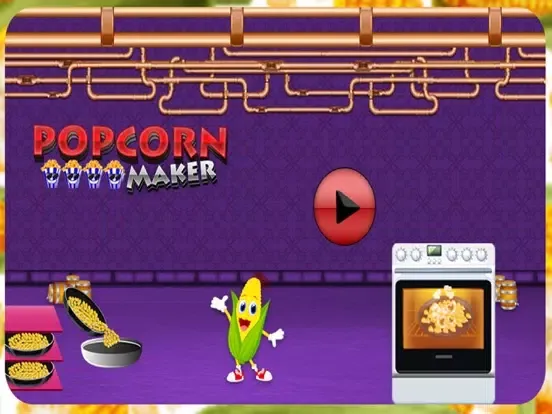 Cheese Popcorn Time: Kids Food Maker Game iPad  Ekran Görüntüleri
