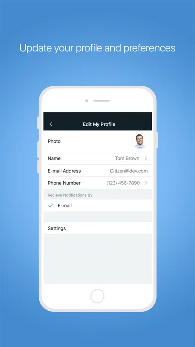 Captures d'écran de AvePoint Citizen Services