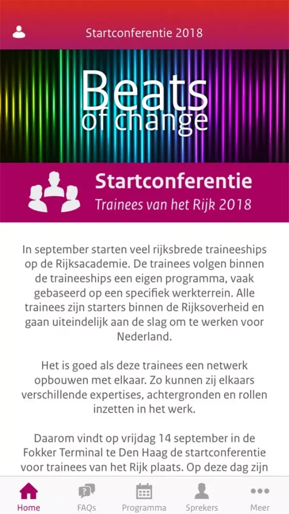 Ảnh chụp màn hình của Startconferentie