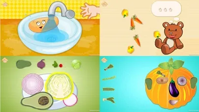 Скриншоты Funny Veggies! Educational games for children