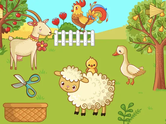Captures d'écran de Funny Farm! Toddler flashcards iPad 