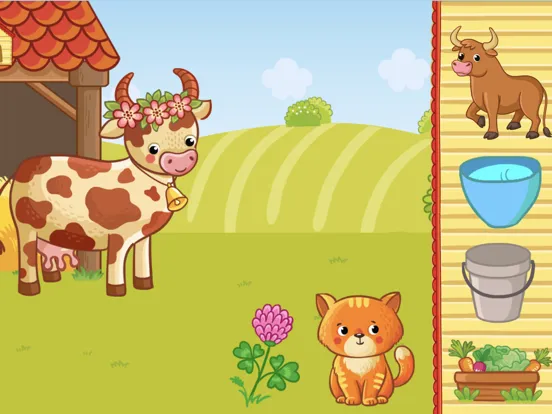 Captures d'écran de Funny Farm! Toddler flashcards iPad 