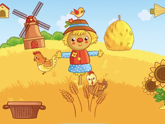 Captures d'écran de Funny Farm! Toddler flashcards iPad 