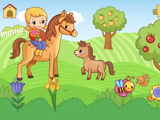 Captures d'écran de Funny Farm! Toddler flashcards iPad 
