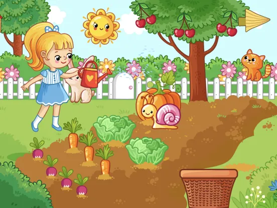 Captures d'écran de Funny Farm! Toddler flashcards iPad 