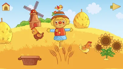 Captures d'écran de Funny Farm! Toddler flashcards