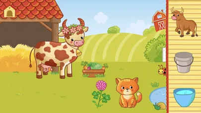 Captures d'écran de Funny Farm! Toddler flashcards