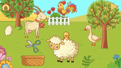 Captures d'écran de Funny Farm! Toddler flashcards