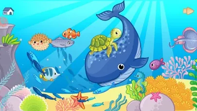 Tangkapan layar FISH sea animal puzzle games