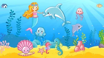 Tangkapan layar FISH sea animal puzzle games