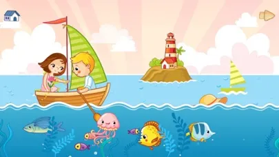 Tangkapan layar FISH sea animal puzzle games