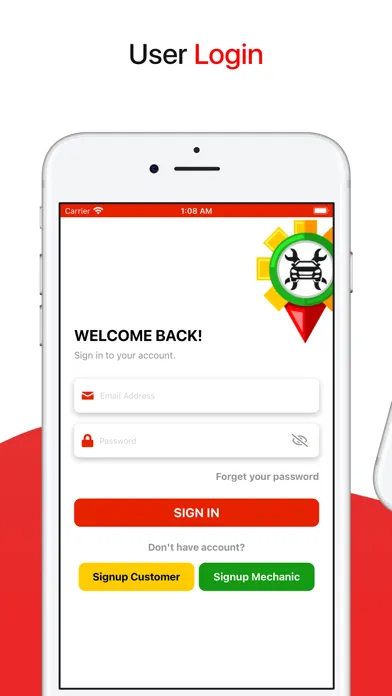 Mobile Mechanic Hub Ekran Görüntüleri