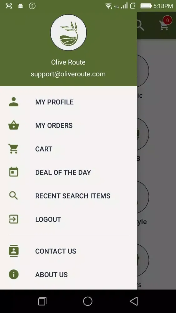 Скриншоты Olive Route