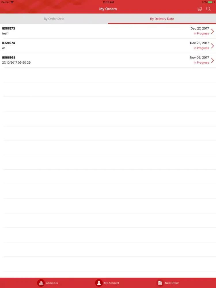 Captures d'écran de EU Store iPad 