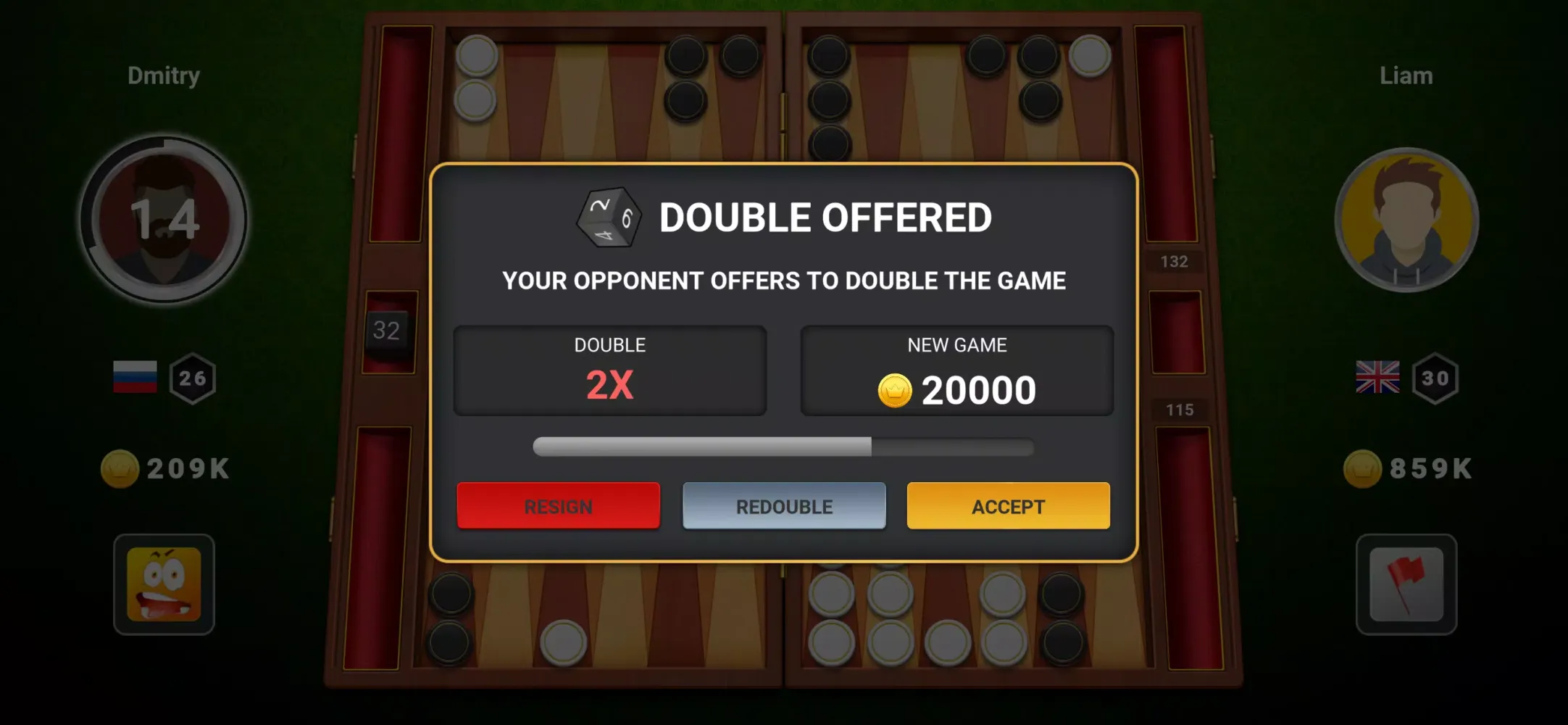 Backgammon 스크린샷