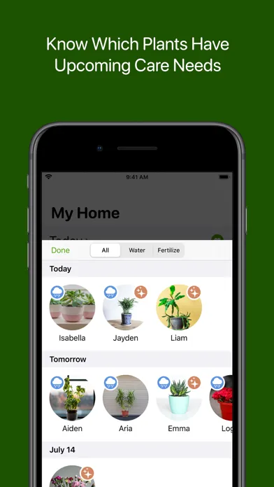 Zrzuty ekranu Droplet - Plant Care