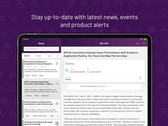 AVEVA Customer FIRST Support iPad 应用截图