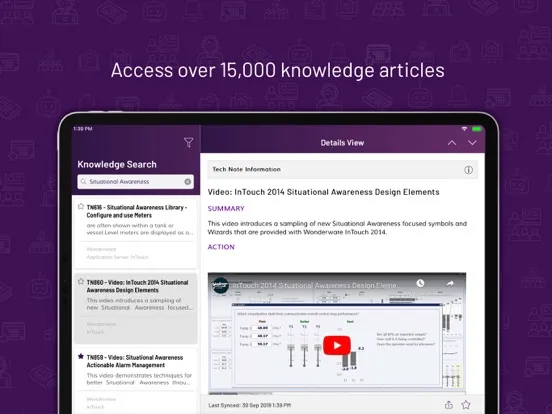 AVEVA Customer FIRST Support iPad 应用截图
