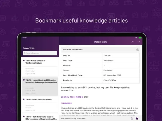 AVEVA Customer FIRST Support iPad 应用截图