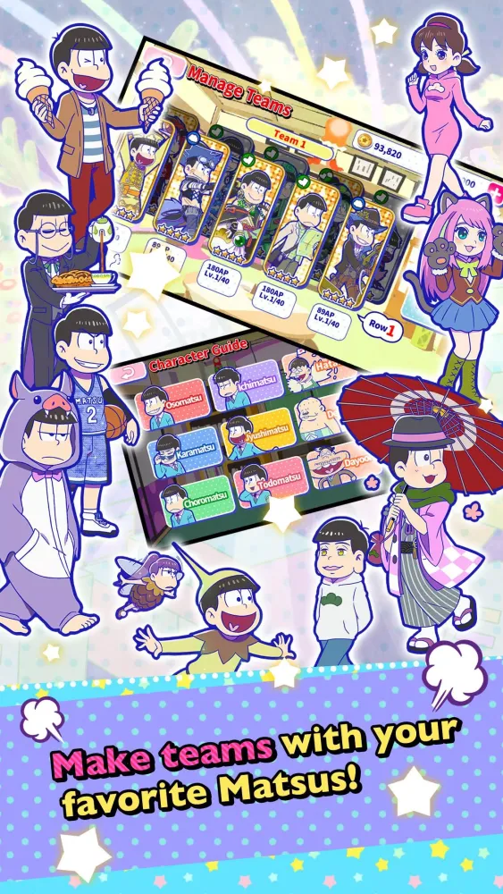 Osomatsu-san Hesokuri Wars_Battle of the NEETs_ 스크린샷