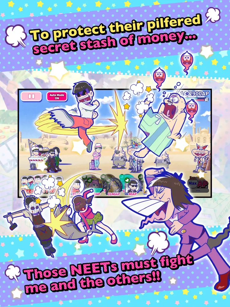 Osomatsu-san Hesokuri Wars_Battle of the NEETs_ 스크린샷