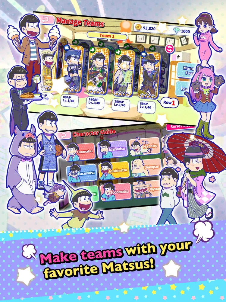 Osomatsu-san Hesokuri Wars_Battle of the NEETs_ 스크린샷