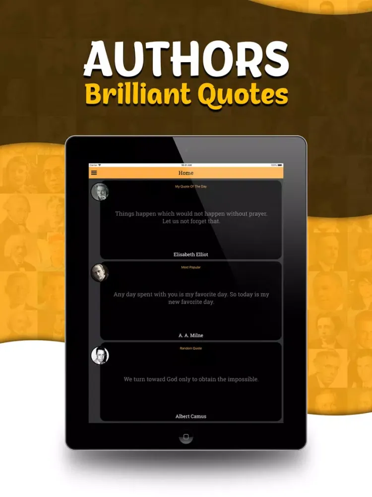 صور Brilliant Quotes By Authors iPad 