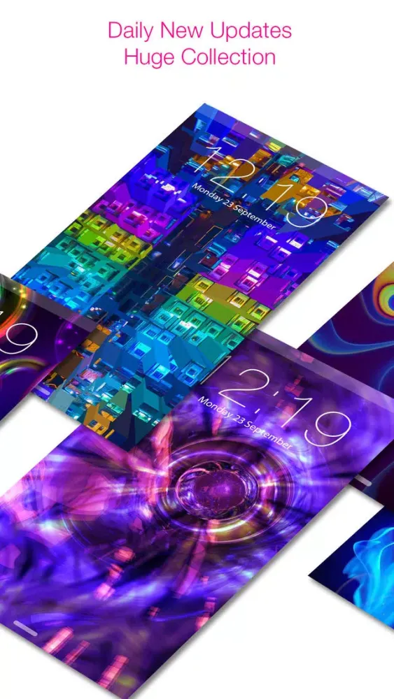 Glow Mob Lock Screen Backgrounds Color Themes Free Screenshots