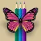 Interactive Touch Coloring Book of Butterfly free